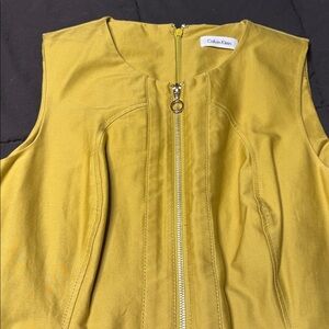 Calvin Klein Mustard Midi Dress